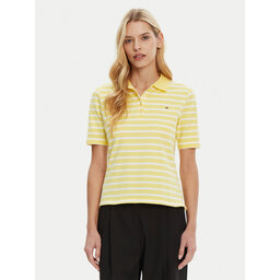 Tommy Hilfiger Tommy Hilfiger Pólóing 1985 WW0WW43224 Sárga Regular Fit