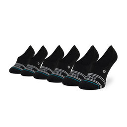Stance Zestaw 3 par stopek unisex Stance Basic 3 Pack No Show A145D20SRO Black