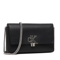 

Сумка Calvin Klein Minimal Monogram E/W Phone Xbody Black BDS, Чорний