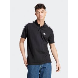 adidas adidas Pólóing Essentials Piqué Embroidered Small Logo 3-Stripes Polo Shirt IC9310 Fekete Regular Fit