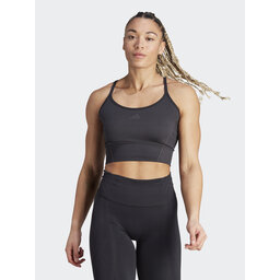 adidas adidas Marškinėliai Aeroknit IB0684 Juoda Slim Fit