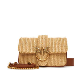 PINKO Τσάντα PINKO Love One Mini Slouchy Fl PE 25 PLTT 104340 A2CF Μπεζ