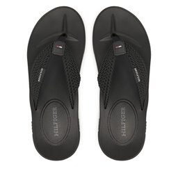 Tommy Hilfiger Σαγιονάρες Tommy Hilfiger Molded Web Beach Sandal FM0FM05434 Μαύρο
