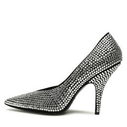 

Туфлі на шпильці Patrizia Pepe 8Z0078/V021-J3D3 Black/Crystal, Срібний