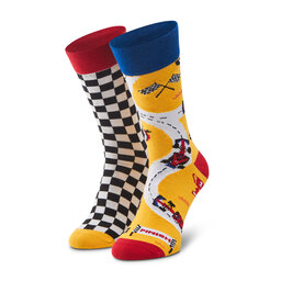 Dots Socks Κάλτσες Ψηλές Ανδρικές Dots Socks D20WF-SX-032-X Κίτρινο
