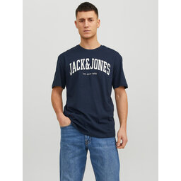 Jack&Jones Jack&Jones Marškinėliai Josh 12236514 Tamsiai mėlyna Relaxed Fit