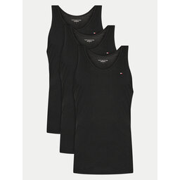 Tommy Hilfiger Tommy Hilfiger Σετ 3 tank tops UM0UM03387 Μαύρο Regular Fit
