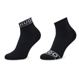 Hugo Комплект 2 чифта дълги чорапи дамски Hugo Logo 50469291 001