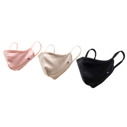 Tommy Hilfiger Set 3 tekstilnih mask za obraz Tommy Hilfiger Spww Seasonal Face Cover 3-Pack AW0AW10294 BLU