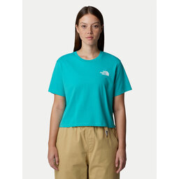 The North Face The North Face T-shirt Simple Dome NF0A87U4 Plava Loose Fit