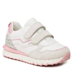 Geox Сникърси Geox J Fastics Girl D J35GZD 022FU C0680 S Off White/Pink