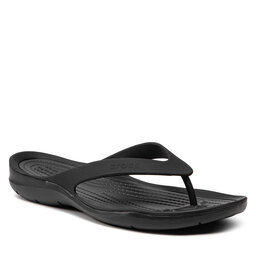 Crocs Žabky Crocs Swiftwater Flip W 204974 Black/Black