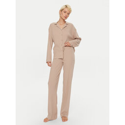 BOSS BOSS Pijama 50511152 Beis Relaxed Fit