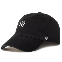 47 Brand Καπέλο Jockey 47 Brand Mlb New York Yankees Base Runner '47 Clean Up B-BSRNR17GWS-BK Black