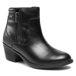 Clarks Škornji Clarks Neva Zip Wp 261751994 Black Leather