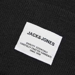 

Шапкa Jack&Jones Jaclong Knit Beanie 12150627 Black, Чорний