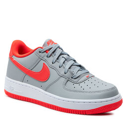 Nike Παπούτσια Nike Air Force 1 (GS) CT3839 005 Lt Smoke Grey/Bright Crimson