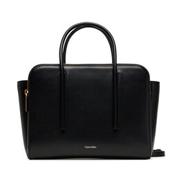 Calvin Klein Τσάντα Calvin Klein Carryall Mini Leather Tote Bag LV04F3034G Μαύρο