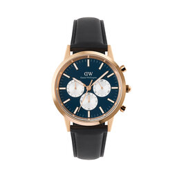 Daniel Wellington Годинник Daniel Wellington Iconic Chronograph St Mawes Arctic Panda DW00100877 Чорний