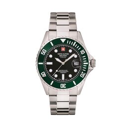 Swiss Alpine Military Zegarek Swiss Alpine Military Master Diver 7053.1133 Silver