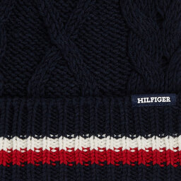 

Шапкa Tommy Hilfiger Monotype Chunky Knit Beanie AM0AM11506 Space Blue DW6, Cиній