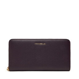 Coccinelle Cartera grande para mujer Coccinelle MW5 Metallic Soft E2 MW5 11 04 01 Violeta