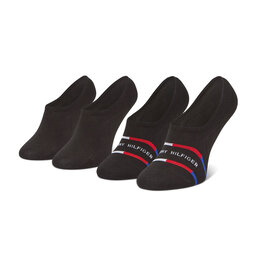 Tommy Hilfiger 2er-Set Herren Sneakersocken Tommy Hilfiger 100002213 Black 002