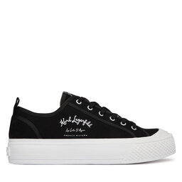 KARL LAGERFELD Sneakers aus Stoff KARL LAGERFELD Kampus Max V KL50523 Schwarz