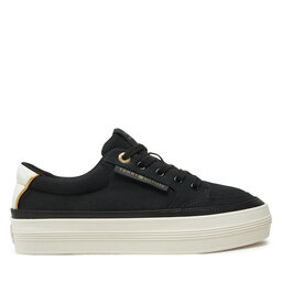 Tommy Hilfiger Sneakersy Tommy Hilfiger Essential Vulc Textile Sneaker FW0FW08323 Čierna