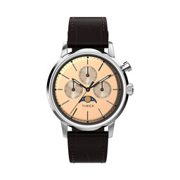 Timex Uhr Timex Marlin TW2W51100 Rose Gold/Brown