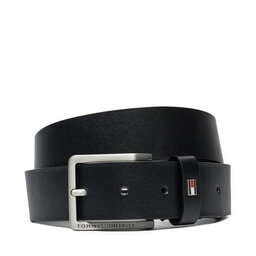 Tommy Hilfiger Pánský pásek Tommy Hilfiger Oliver AM0AM12554 Černá