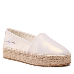 Calvin Klein Jeans Espadrillos Calvin Klein Jeans Espadrille Flatform Ny Pearl YW0YW01241 Creamy White/Eggshell YBI