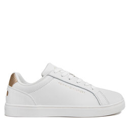 Tommy Hilfiger Laisvalaikio batai Tommy Hilfiger Essential Cupsole Sneaker Gold FW0FW07869 Écru