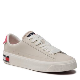Tommy Jeans Sportcipő Tommy Jeans Vulcanized Leather EN0EN02030 Stony Beige ACE