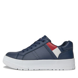 

Снікерcи Tommy Hilfiger Flag Low Cut Lace-Up Sneaker T3X9-33356-1355 S Blue 800, Cиній