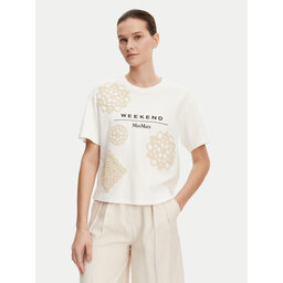 Weekend Max Mara Weekend Max Mara Camiseta Lecco 2515941052 Blanco Boxy Fit