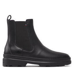 

Челсі Tommy Hilfiger Comfort Hilfiger Leather Chelsea FM0FM04193 Black BDS, Чорний