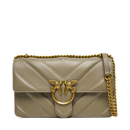 PINKO Handtasche PINKO Love One Classic Light Dc Al 25-26 PLTT 104549 A2OS Grau