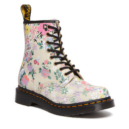 Dr. Martens Botas de combate Dr. Martens 1460 Floral Parchment beige