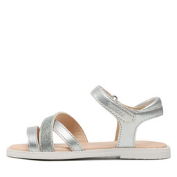 Geox Basutės Geox J Sandal Karly Girl J5235D0HINFC1007 M Silver