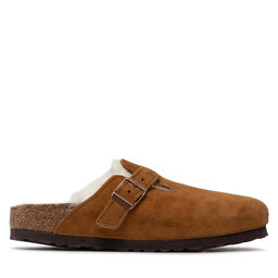 

Шльопанці Birkenstock Boston Vl/Sheraling 1001141 Mink, Коричневий