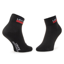 

Набір 2 пар низьких шкарпеток unisex Levi's® 37157-0161 Black, Чорний