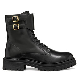 Geox Schnürschuhe Geox D Iridea D66HRE 00043 C9999 Schwarz