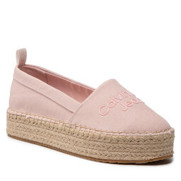 Calvin Klein Jeans Espadrillos Calvin Klein Jeans Flatform Espadrilles YW0YW00579 Pale Conch Shell TFT