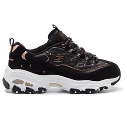 

Снікерcи Skechers D'lites Glamour Feels 13087/BKRG Black/Rose Gold, Чорний