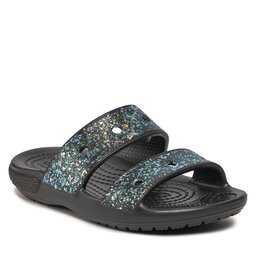 

Шльопанці Crocs Classic Glitter Sandal Kids 207788 0C4, Чорний