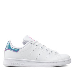 adidas Skor adidas Stan Smith J GZ1548 Ftwwht/Ftwwht/Pink
