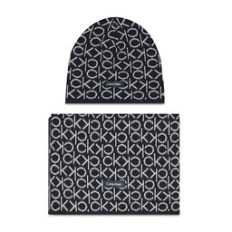 Calvin Klein Kepurės ir šaliko komplektas Calvin Klein New Monogram Beanie + Scarf K60K608787 BAX
