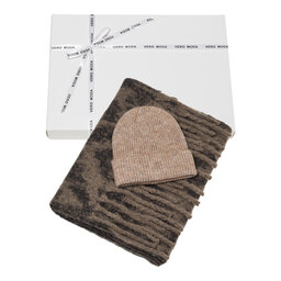 Vero Moda Set Fular și Căciulă Vero Moda 10292366 Brown Lentil 4280305