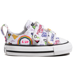 

Кеди Converse Ctas 2V Ox 770172C White/Black/Bold Pink, Білий